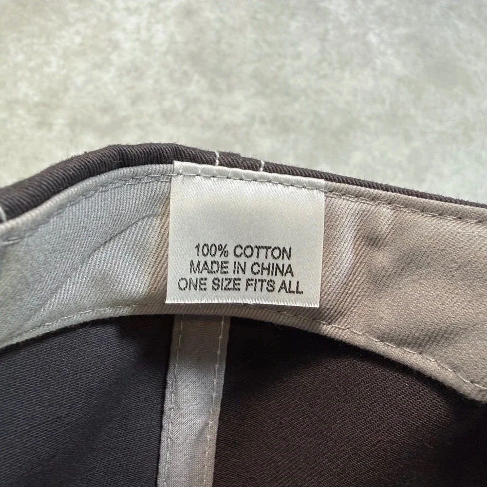 American Dry Goods Baseball Cap OSFA Grey Copper Colorado Flag Contrast Stitch